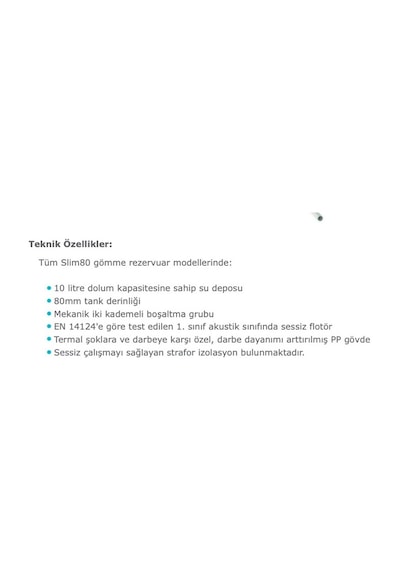 Visam Gömme Rezervuar Hela Taşı İçin - Karina Mat Krom Kumanda Paneli Krom