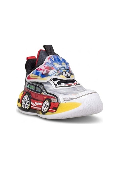 Pepino Kids Pepino Py26-2207 Patik Erkek Çocuk Işıklı Yürüyüş Ayakkabısı Beyaz - Siyah