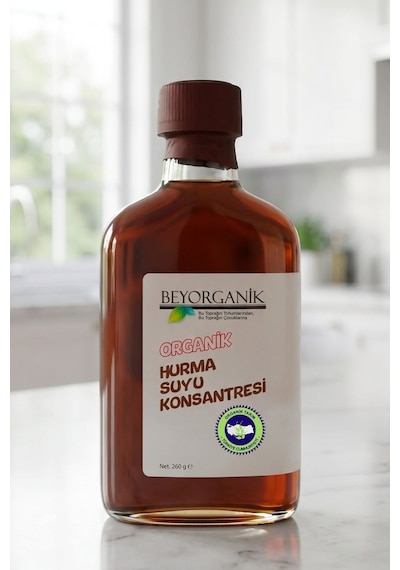 Organik Hurma Suyu Konsantresi 260 Gr Pestisit Analizli 260 G