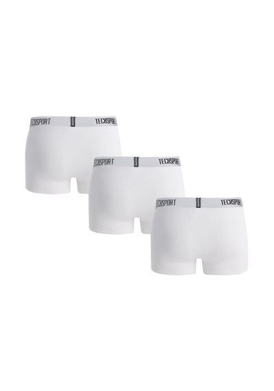 Tecksport Techsport Boxer Short 3 Pack Erkek Boxer 3'lü Beyaz Beyaz