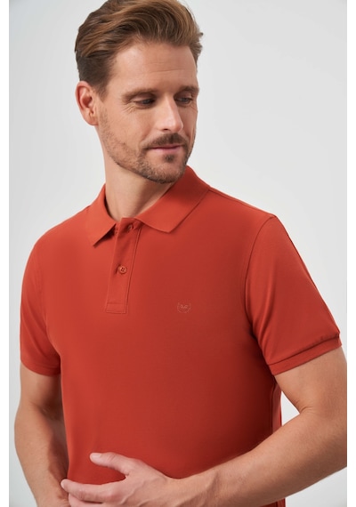 Tarçın Basic Düz %100 Pamuk Slim Fit Dar Kesim Kısa Kollu Polo Yaka Tişört 99yc018011850 Tarçın