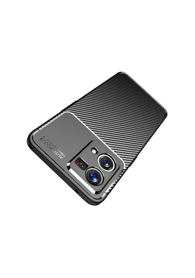 Oppo Reno 7 4G Kılıf Zore Negro Karbon Tasarım Silikon Kılıf