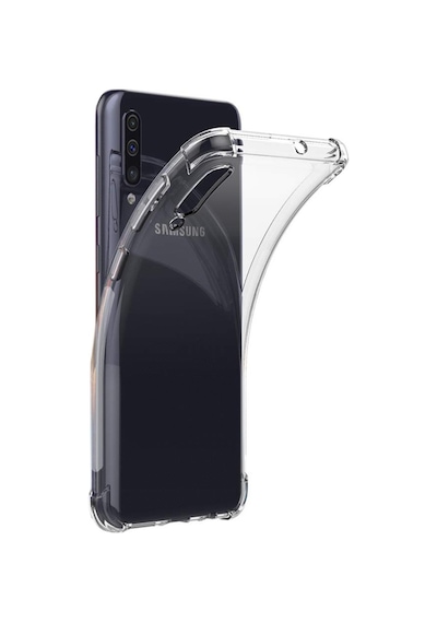 Samsung Uyumlu Galaxy A30S Kılıf Antishock Ultra Korumanano Glass Şeffaf