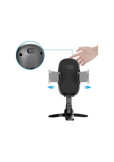 Masaüstü Telefon Standı 360 Derece Dönebilen Başlıklı Ayaklı Telefon Tripodu 5468