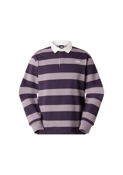 The North Face U Rugby Polo Sweatshırt Unisex Tişört Nf0a8gawjzu1 Gri