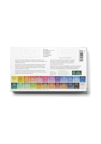 Tr &newton Cotman Sulu Boya, Plus Boyama Seti 24xyarım Tablet Genel
