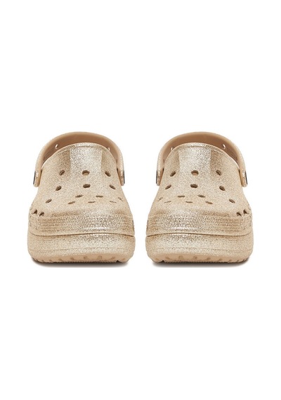 Crocs Baya Platform Glıtter Kadın Terlik 208459-212 Çok Renkli