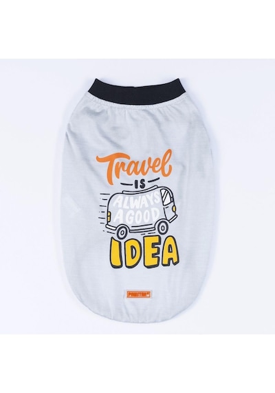 Pawstar Gri Travel Kedi Köpek Tişörtü Kıyafeti