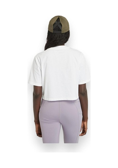 Timberland Tb0a5vs3 Cropped Sleeve Tee T Beyaz Kadın T-shirt