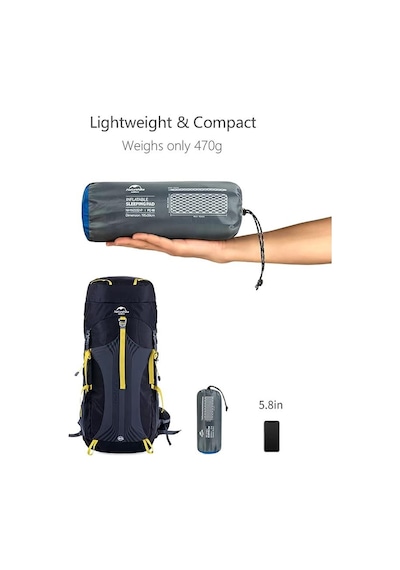 Naturehike Fc-10 Infatable Şişme Kamp Matı Turuncu