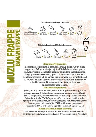 Oze Muzlu Frappe Tozu 250 G