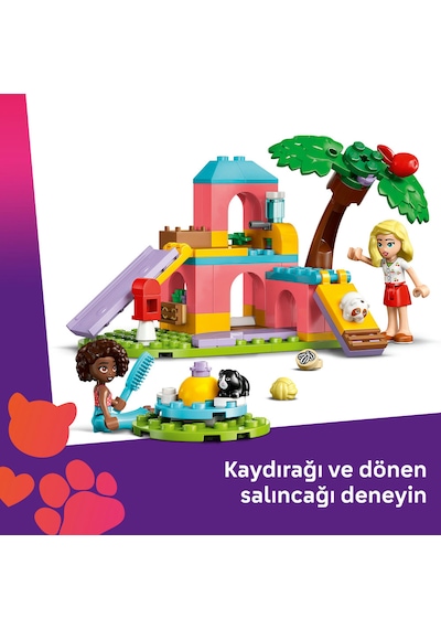 LEGO® Friends Ginepig Oyun Parkı 42640 - 5 Yaş ve Üzeri Çocuklar için Yaratıcı Oyuncak Yapım Seti (86 Parça)