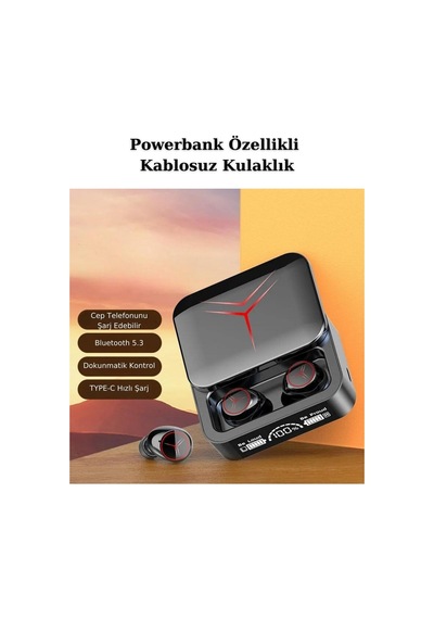 Bakeey M88 Plus Powerbank Özellikli Bluetooth Kulak İçi Kulaklık