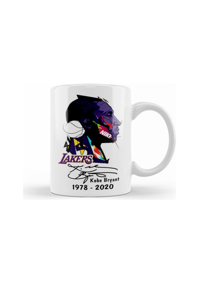 Kobe Bryan Lakers Legend Kupa Bardak Porselen Karışık
