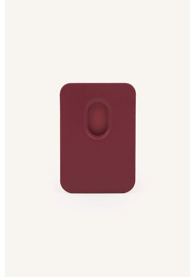 Defacto Magsafe Unisex Suni Deri Bordo Kartlık I6568axnsbr2 Bordo-br2