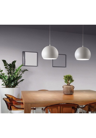 Riolight Retro,Rustik,Modern Beyaz Oda,Cafe Için Tekli Metal Sark