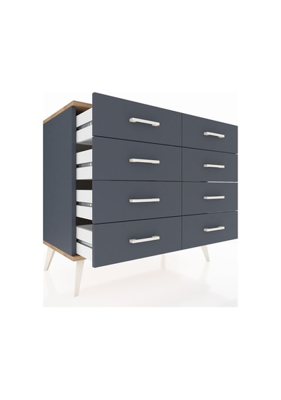 Hyperion Şifonyer 8 Çekmeceli 88x44x80 Antrasit-çam/antrasit Çam/antrasit Hyperion Şifonyer 8 Çekmeceli 88x44x80 Antrasit-çam/antrasit Çam/antrasit