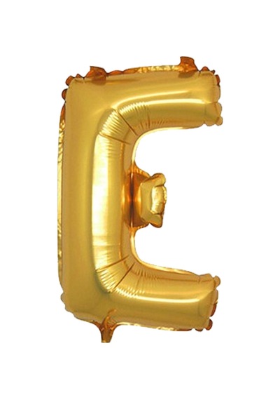 Gold Folyo Balon E Harfi 40 CM