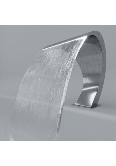 DEKOR HAVUZ 350x290 mm KOBRA TİPİ PASLANMAZ HAVUZ ŞELALE AISI 316