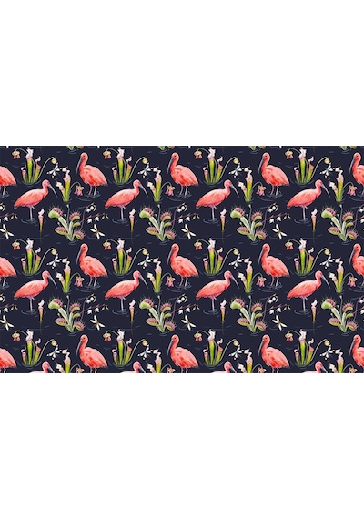 Flamingolar Desenli Duvar Kağıdı (359256064)
