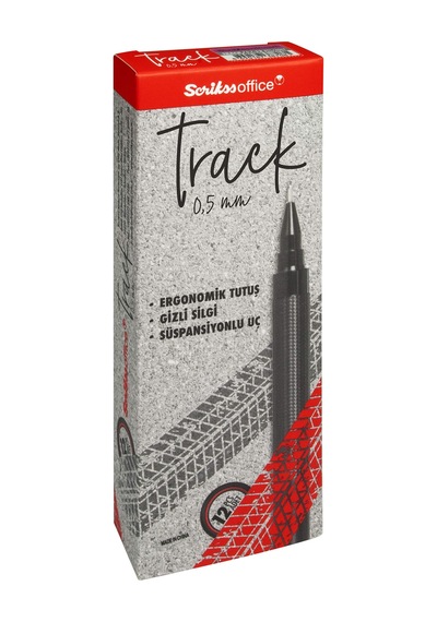 Scrikss Office Track Versatil Kalem 12'li Kutu 0.5 Mm Pembe