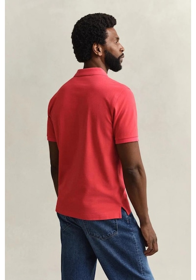 Gant Erkek Kırmızı Regular Fit Logolu Polo Yaka T-shirt-14703