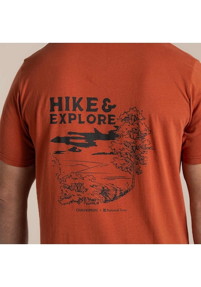 Craghoppers Sabden Ss Erkek T-shirt-kırmızı