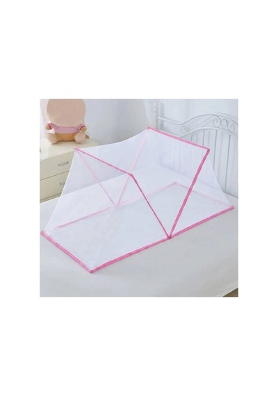 Katlanabilir Cibinlik Çocuk Boy Pembe 125 X 65 X 65