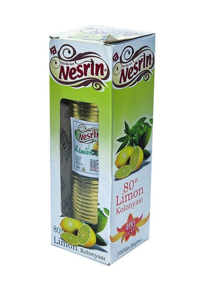 Limon Kolonyası Kutulu 80 Derece Pet Şişe 400 Ml
