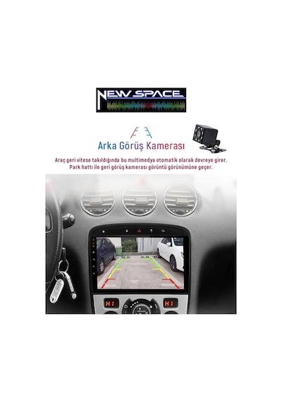 Peugeot 308 Android 6gb Ram 128gb Rom 8 Çekirdek Carplay Multimedya