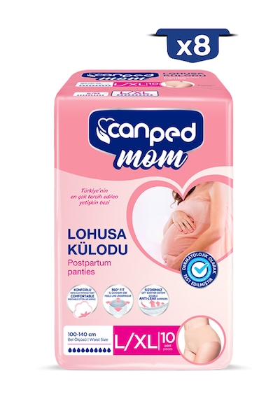 Canped Mom Lohusa Külodu L/xl 8 Paket 80 Adet