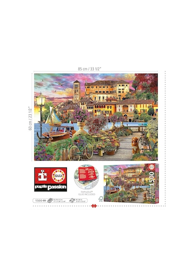 Educa 1500 Parça İtalya'da Gezinti Yolu Puzzle - 19562 - Italian Promenade