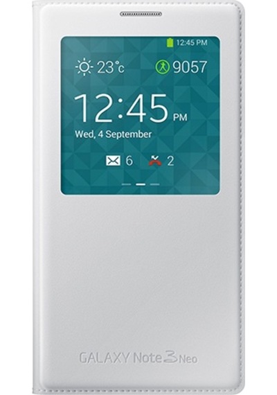 Samsung Uyumlu Galaxy Note 3 Neo N7500S-View Cover Kapakli Kili 361291449