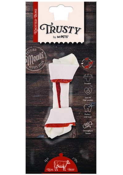 M-pets Trusty Beef Biftekli Düğüm Kemik 45 Gr 12,7 Cm