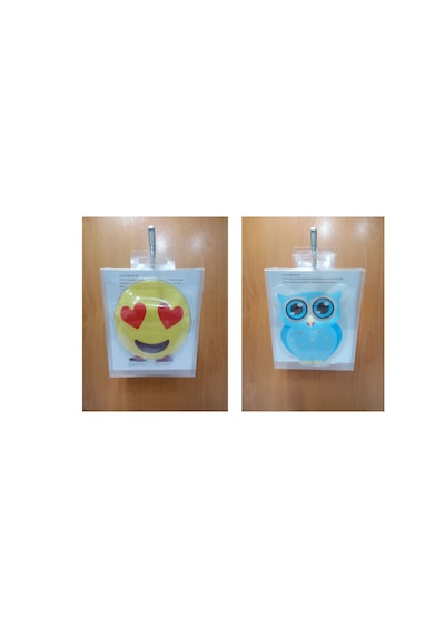 Emoji Mavi Baykuş Cep Sobası,el Isıtıcı,2 Adet Sıcak Su Torbası P