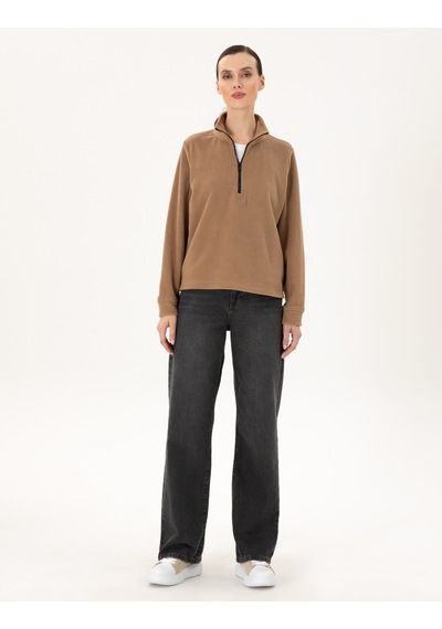 Pierre Cardin Kadın Camel Sweatshirt 50300846-vr015 Camel
