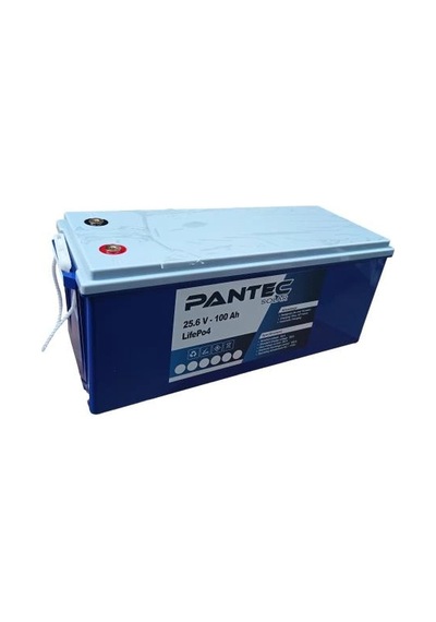 Pantec 25.6v 100 Ah Lifepo4 Akü