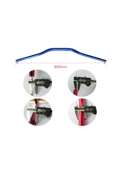 Motosiklet Gidon 28mm Renk Şeçenekli - Kırmızı