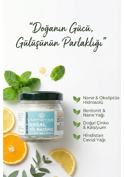 Doğal Diş Macunu 40 Ml Ekstra Ferah Nefes