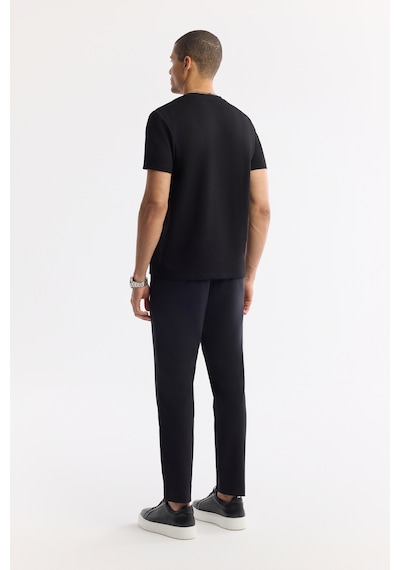 Avva Erkek Siyah Bisiklet Yaka Baskılı Bi-stretch İnterlok Regular Fit T-shirt A51y1162 Avva Erkek Siyah Bisiklet Yaka Baskılı Bi-stretch İnterlok Regular Fit T-shirt A51y1162