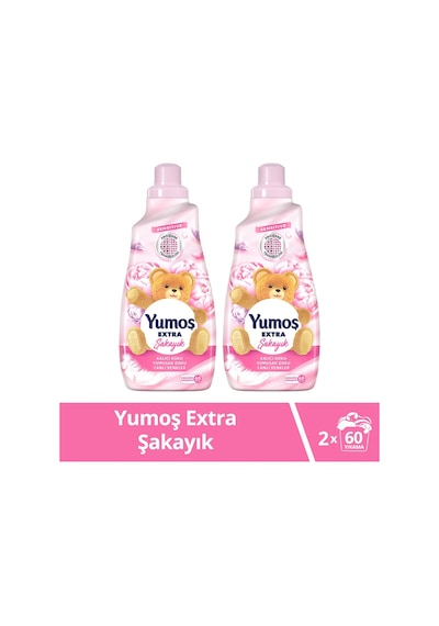 Yumoş Extra Konsantre Çamaşır Yumuşatıcısı Şakayık 2 x 1440 ML