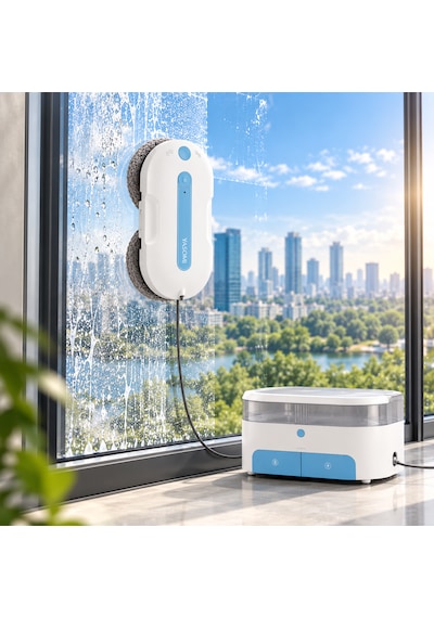 Yasomi Clara 1W13S2 Akıllı Navigasyon Uygulama Bağlantılı Akıllı Cam Silme Robotu
