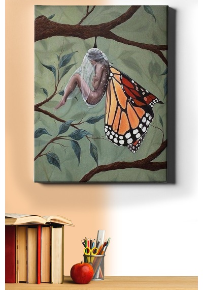 Webstyle Sayılarla Boyama Seti Kasnaklı Kelebeğin Uykusu 50 X 65 Cm
