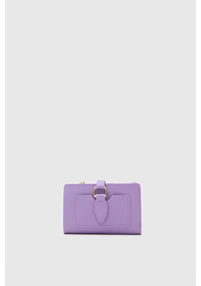 Shule Bags Kiki Çıtçıt Kapamalı Kadın Cüzdan Lila