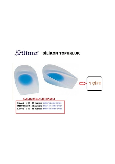 Silikon Topuk Gömlek Gömleği Dikeni Çatlak Koruyucu Kemik Batma
