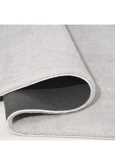 Nistanbul Nis-026 Desen 2 Gri Peluş Modern Oturma Odası Ve Mutfak Halısı - Kaymaz Taban, Yıkanabilir