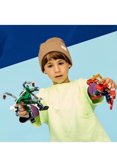 LEGO® ǀ Marvel Robot Savaşı: Örümcek Adam, Doktor Oktopus’a Karşı 76338 - 6 Yaş ve Üzeri Çocuklar için Oyuncak Yapım Seti  (315 P)