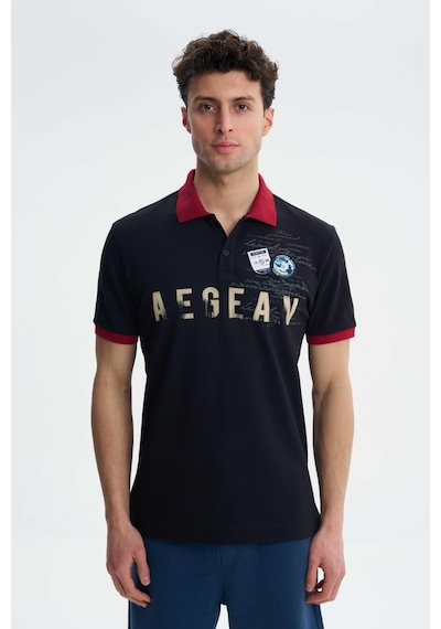 AR-MA Arma Erkek Regular Fit Likralı Pike Polo Yaka Tişört Y27374308601 001
