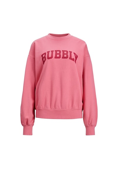 Jjxx Sıfır Yaka Rahat Kesim Pembe Kadın Sweatshirt 12244363 001