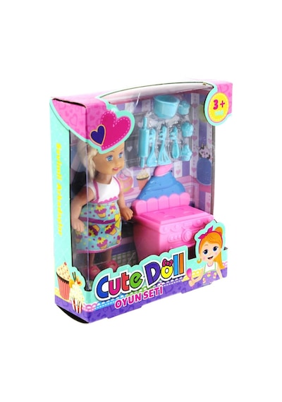 Cute Doll Mini Bebek Mutfak Oyun Seti